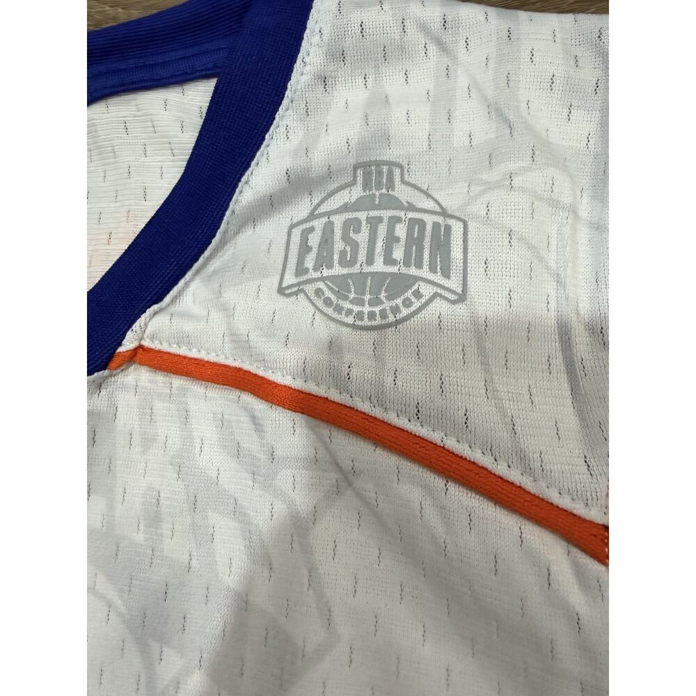 New York Knicks Jersey BOYS 14/16 Ultra Game White Blue Mesh Tank Basketball NWT - Picture 4 of 6